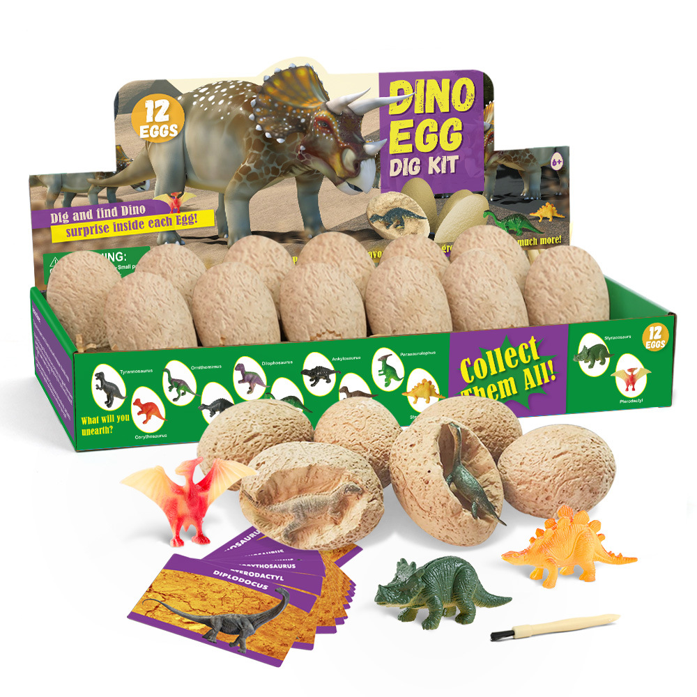 Dino Egg Dig Kit (12pcs/Box)