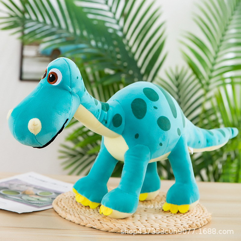 Dinosaur Plush Doll (Blue Dotted) 30cm