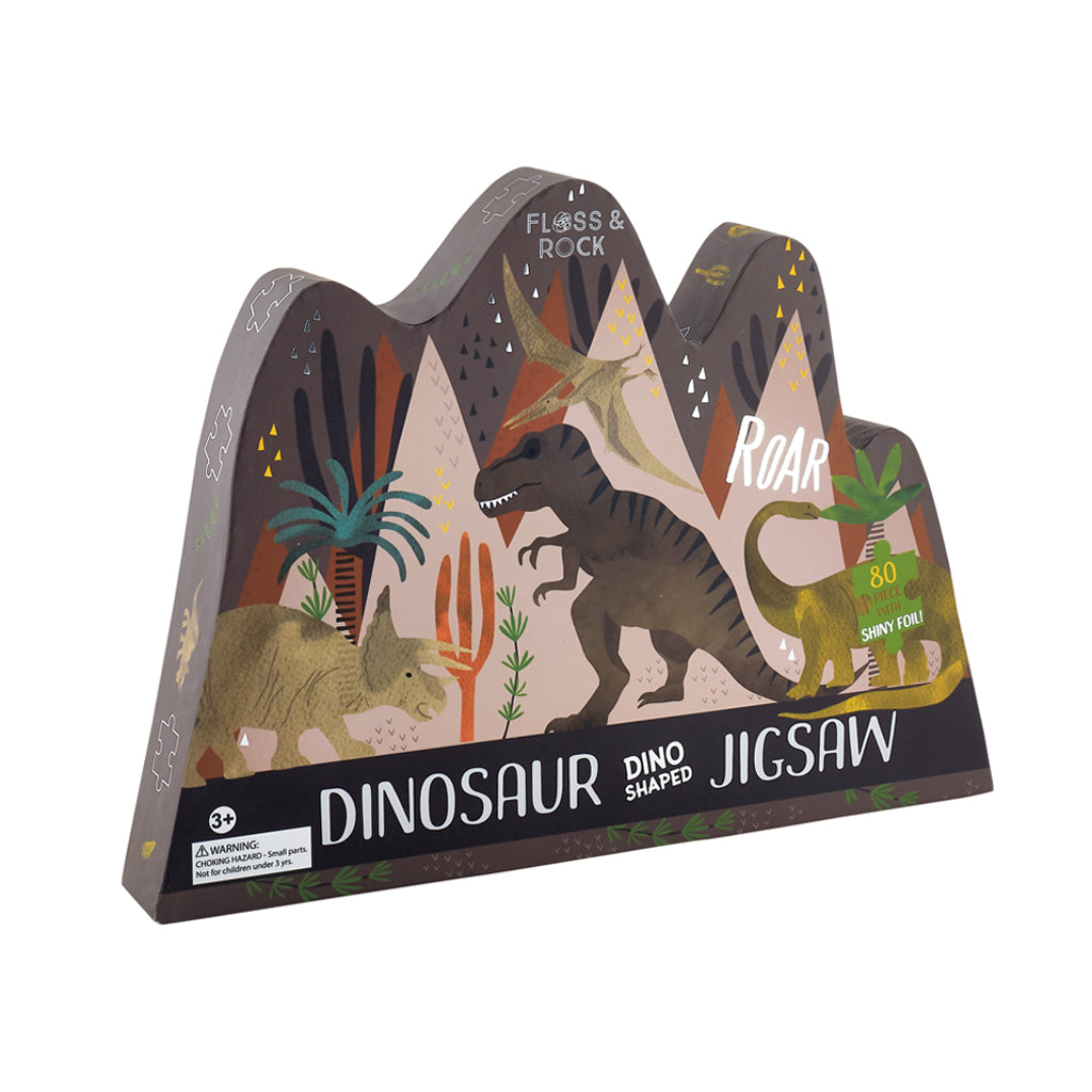 Floss & Rock 80 Piece Jigsaw - Dinosaur