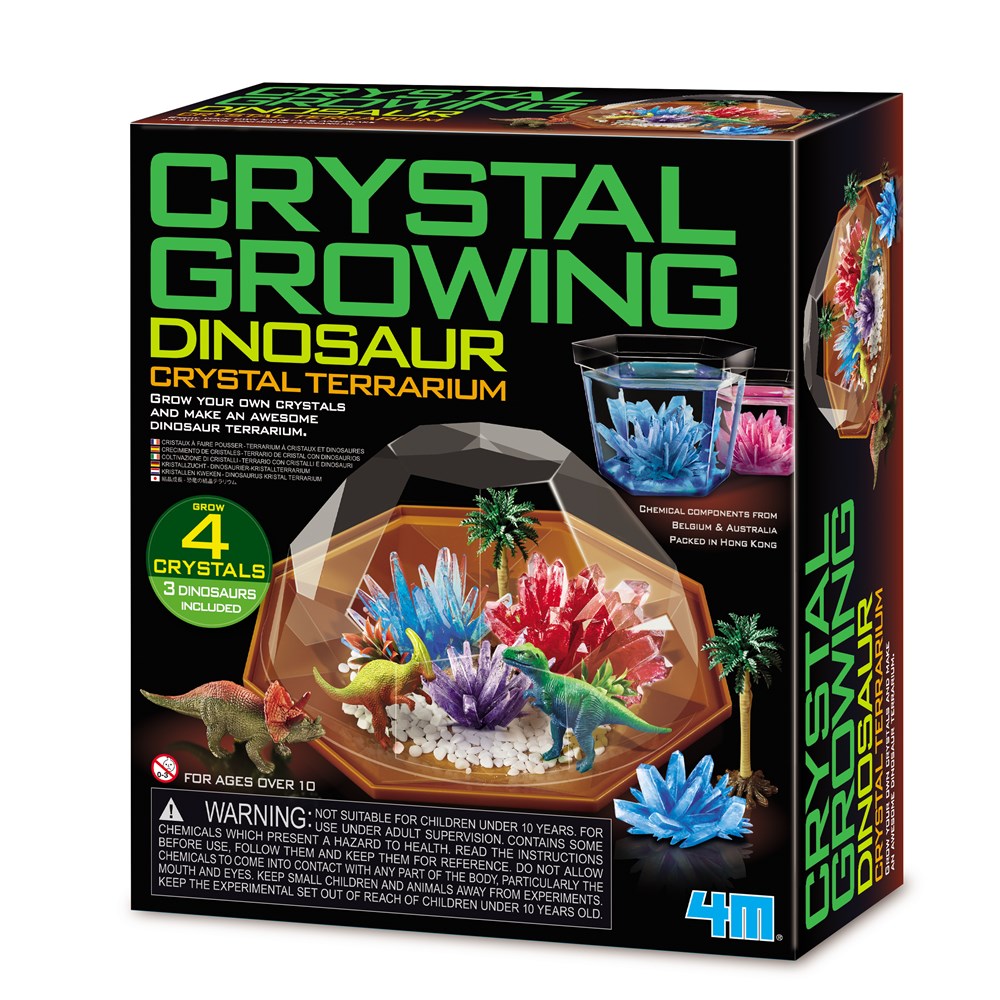 CRYSTAL GROWING / DINO CRYSTAL TERRARIUM