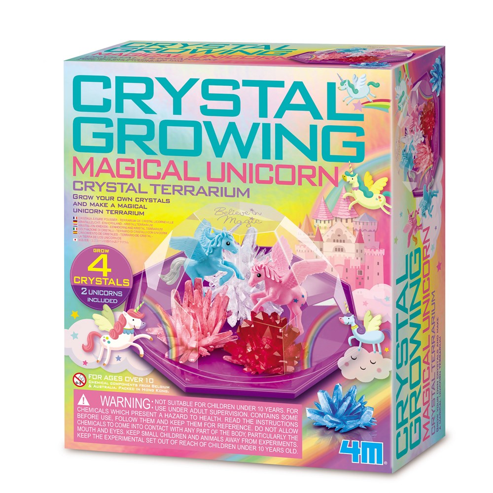 CRYSTAL GROWING / MAGICAL UNICORN CRYSTAL TERRARIUM