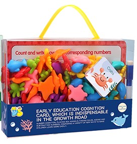 Early Education Counting Soft Toy - Undersea Animals 88pcs