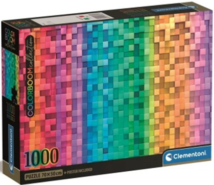 1000 Compact Color Boom Puzzle: PIXEL