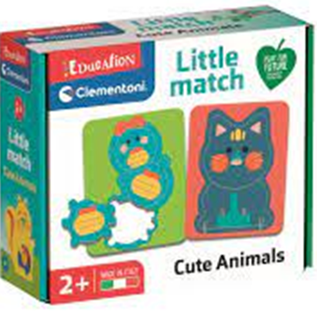 12 Mini Puzzle: Little Match - Cute
Animals