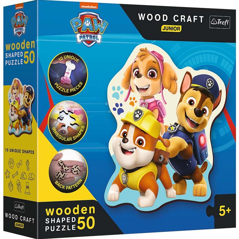 Puzzles - Wood Craft Junior: Funny PAW
Patrol - PAW Patrol