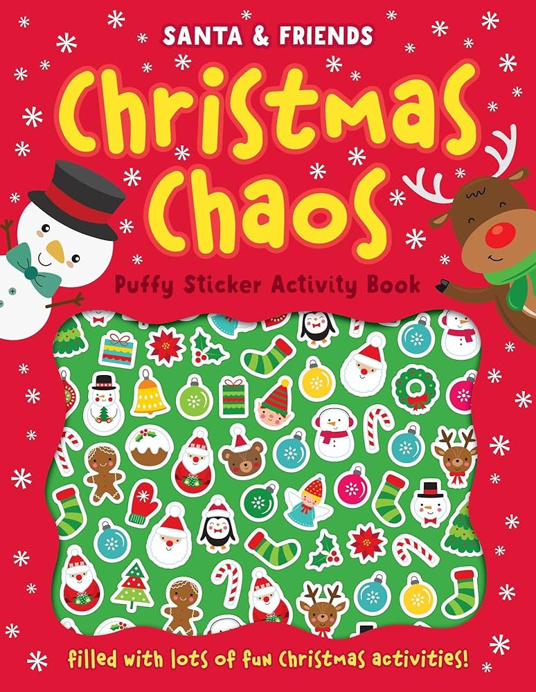 Puffy Sticker Book - Santa & Friends
Christmas Chaos