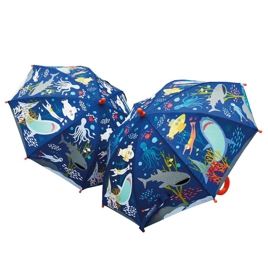 Floss & Rock - Colour Changing Umbrella Deep Sea