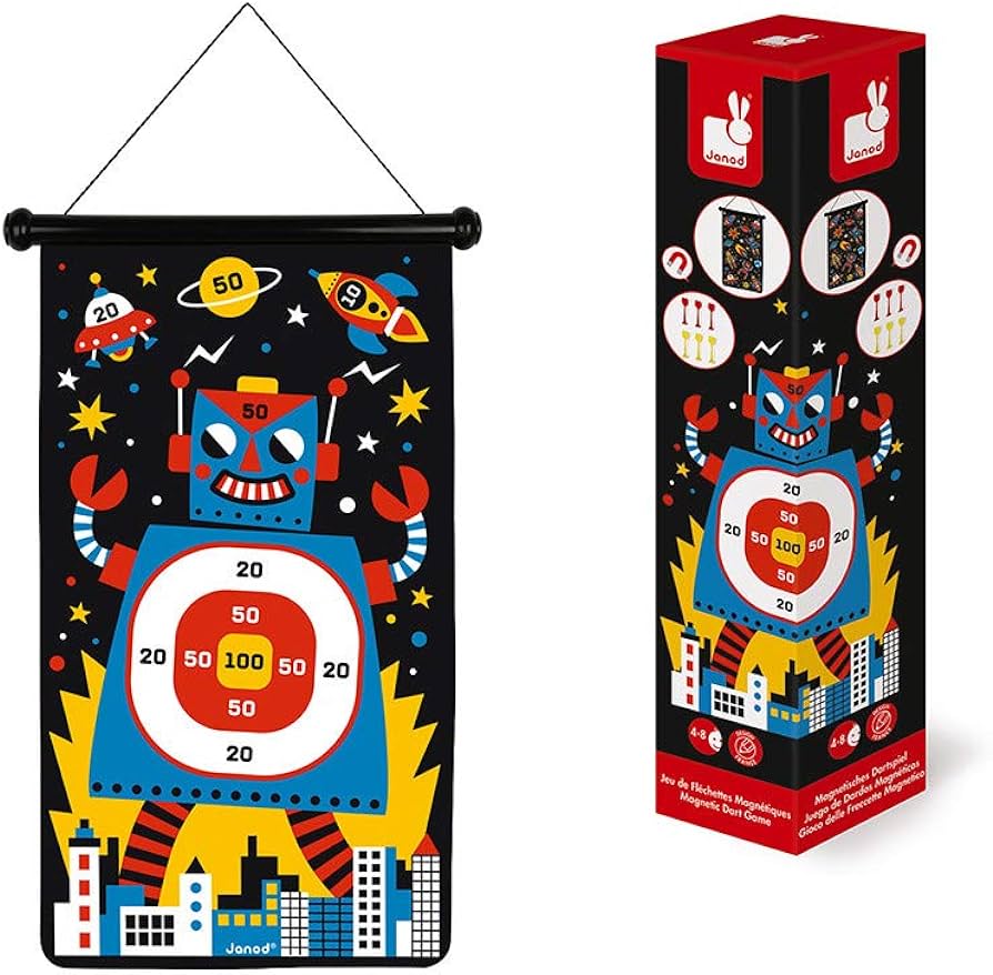 Janod - Magnetic Dart Game (Robots)