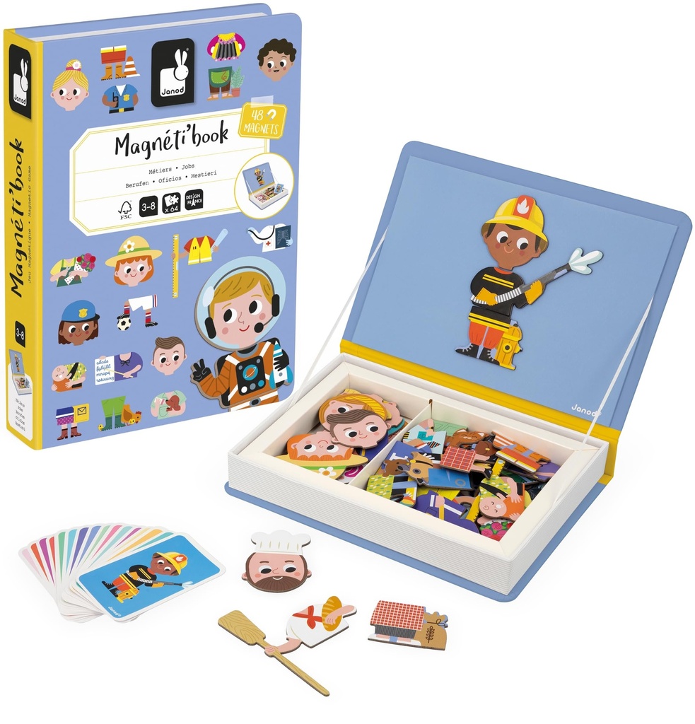 Janod Magnetic Book - Jobs