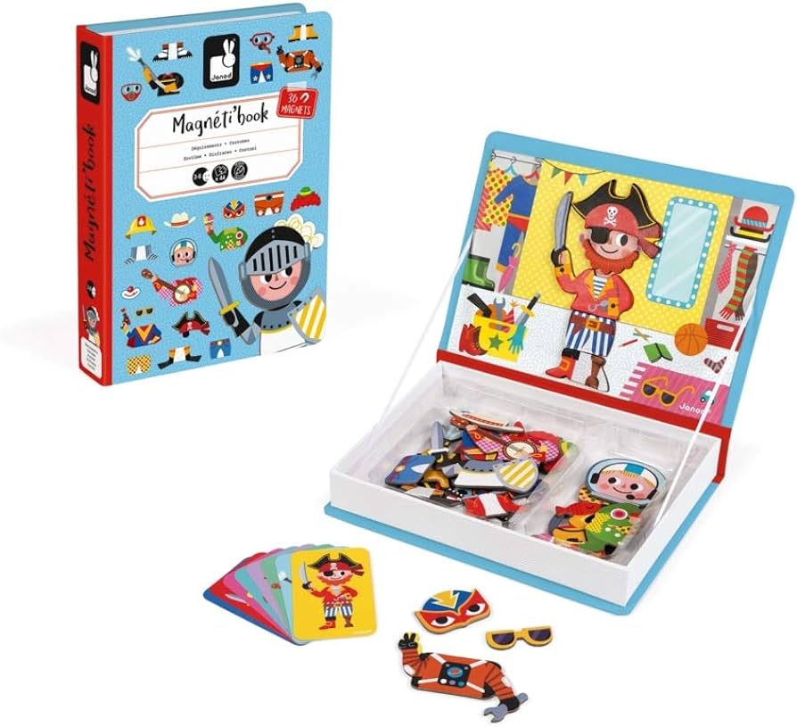 Janod Magnetic Book - Boy's Costumes