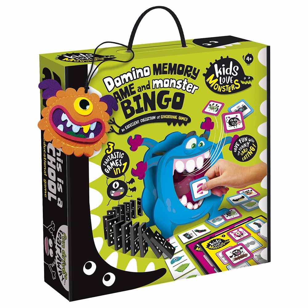 Kids Love Monsters: Domino, Monster Bing And Memory Game