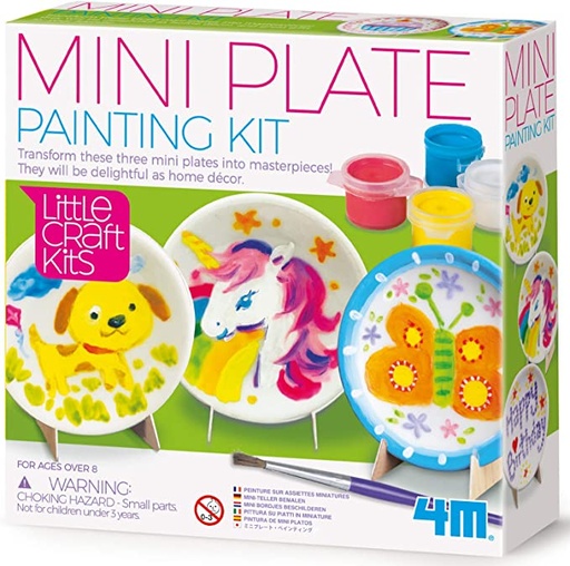 [4761] LITTLE CRAFT / MINI PLATE PAINTING KIT