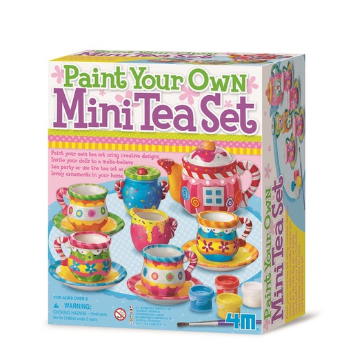 [4541] PAINT YOUR OWN MINI TEA SET