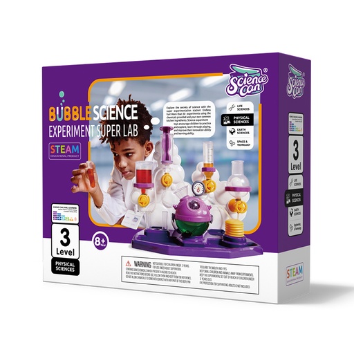 [120470G] Science Can Bubble Science Experiment Super Lab