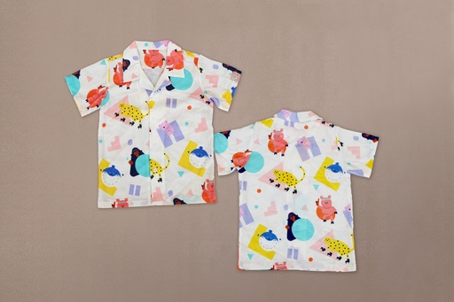 [9081007] Lohas Weekend Hawaiian Shirt (Kids)