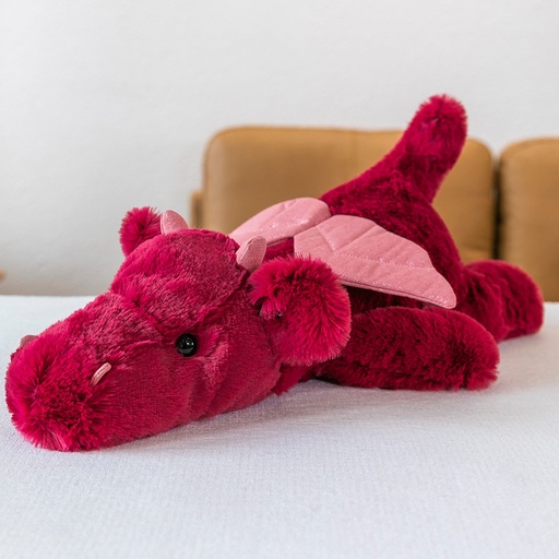 [PDDINO03-RED40] Flying Dragon Plush Doll (Red) 40cm