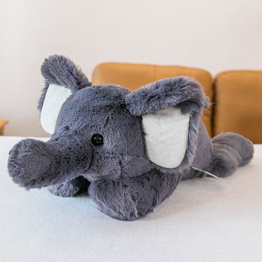 [PDELEP01-GRY52] Elephant Plush Doll (Grey) 52cm