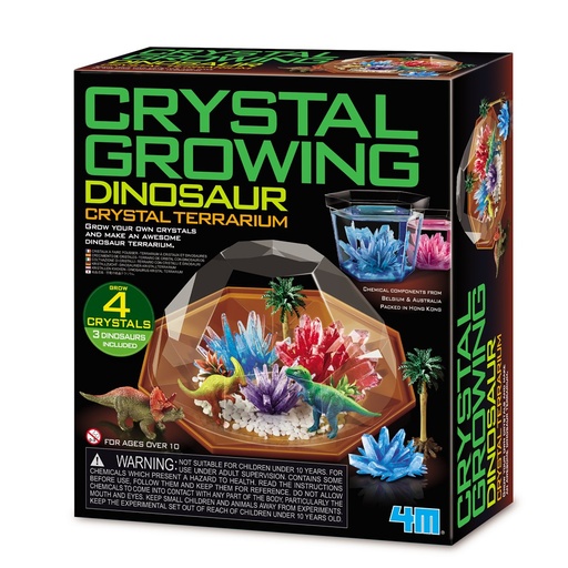 [3926US] CRYSTAL GROWING / DINO CRYSTAL TERRARIUM