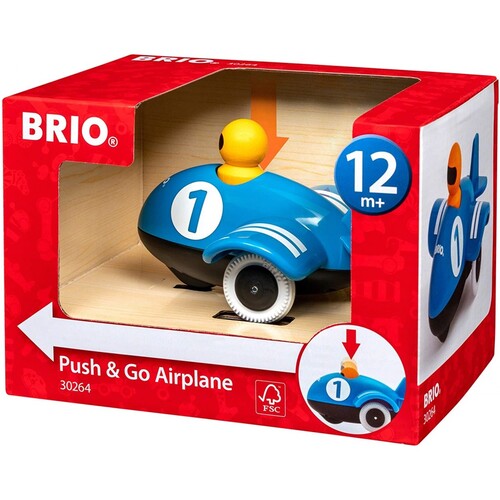 [BR30264] Brio Classic: Push & Go Airplane