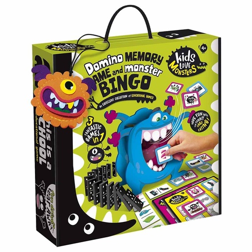 [0.87853] Kids Love Monsters: Domino, Monster Bing And Memory Game