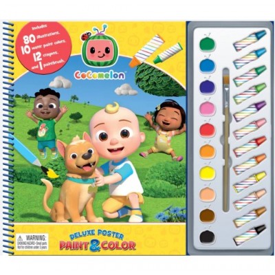 [9782764357309] Deluxe Poster Paint & Crayon: Moonbug Cocomelon